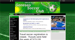 Desktop Screenshot of geneseosoccerclub.org